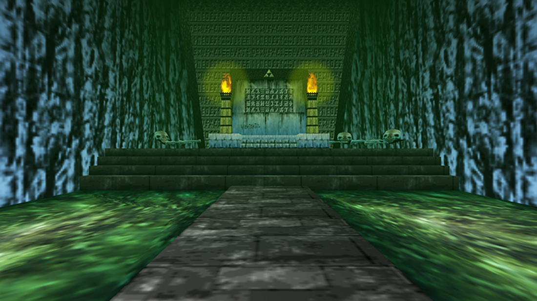 Ocarina of Time walkthrough - Forest Temple - Zelda's Palace